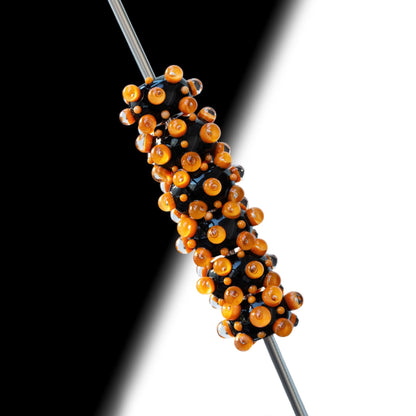 Orange Handmade Lampwork  Focal Beads